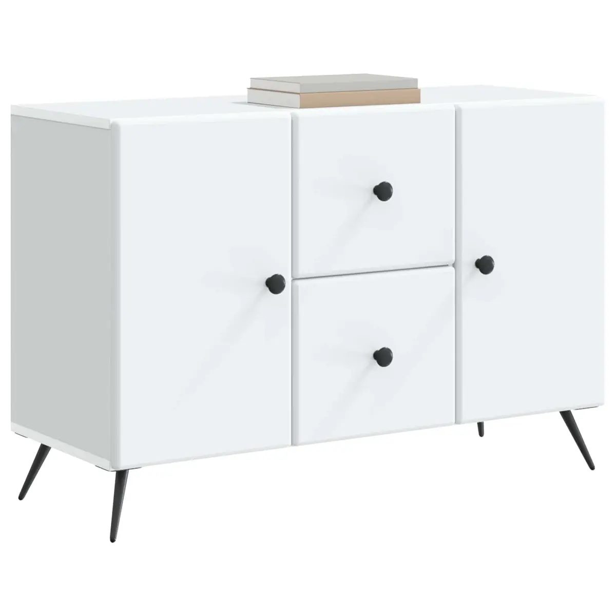White Sideboard Buffet Storage Cabinet Dining Room Living Room Organizer