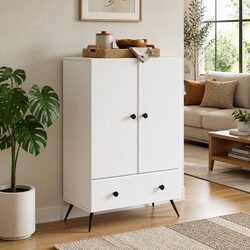 Specifications of the White Sideboard Buffet Cabinet