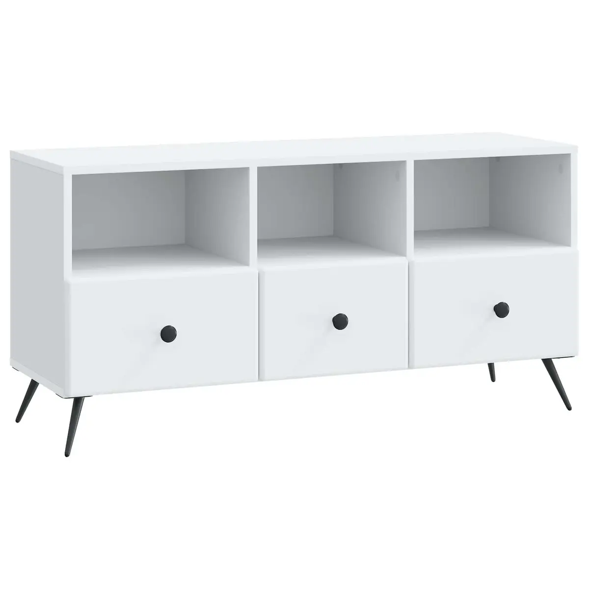 TV Cabinet for Living Room White Engineered Wood 102 x 34.5 x 50 cm