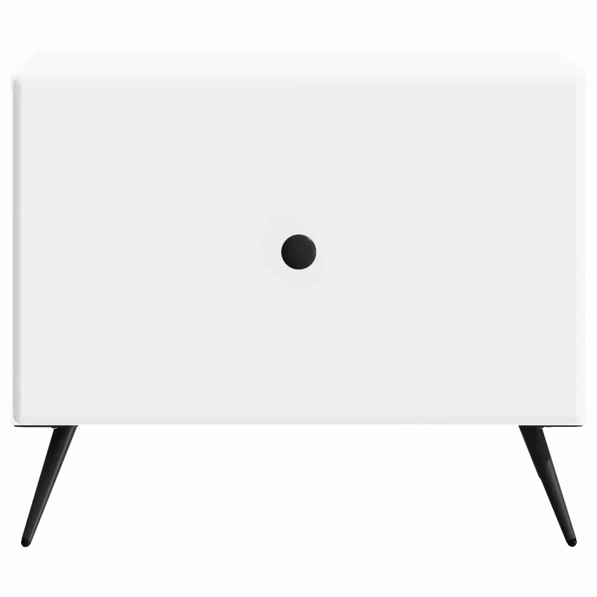 White Rectangular Coffee Table with Drawer