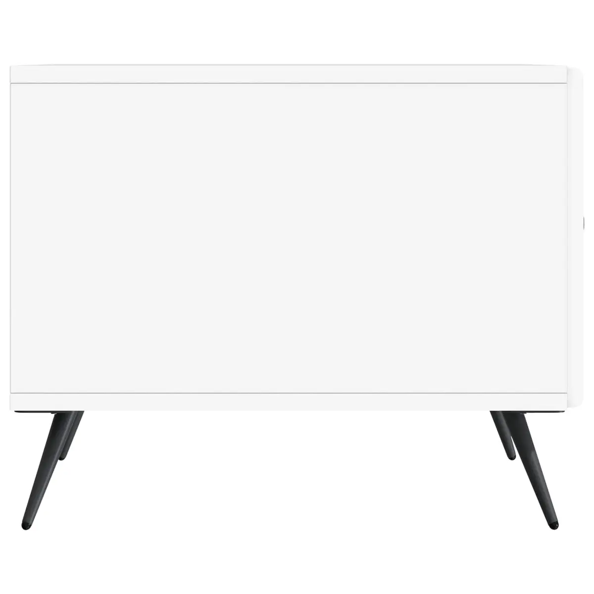 White Rectangular Coffee Table with Drawer