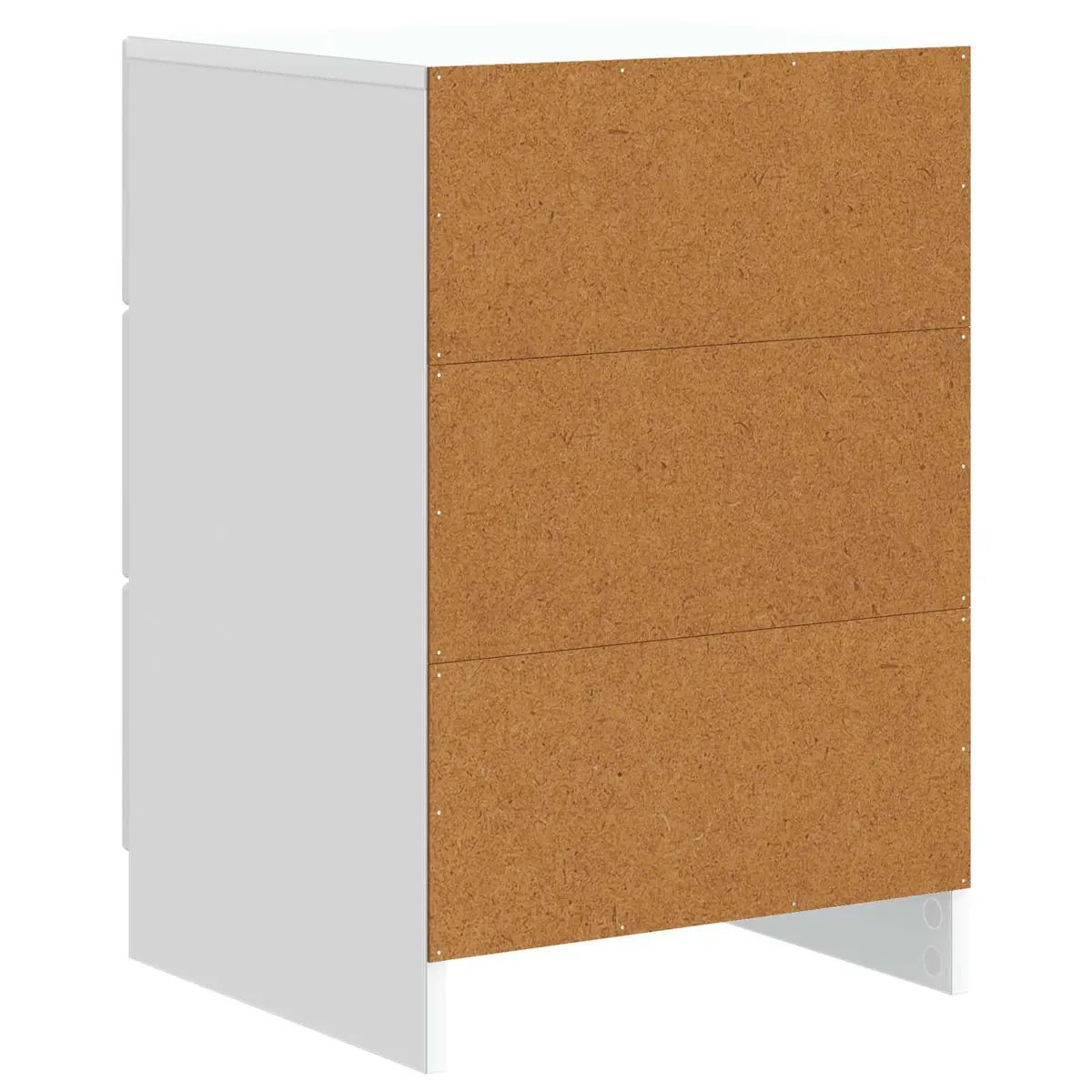 White Vintage Engineered Wood Cabinet