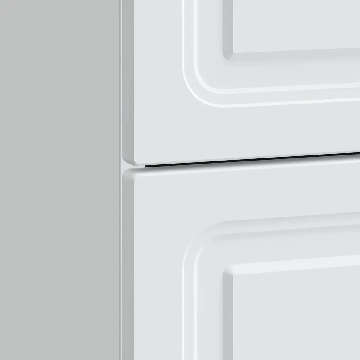 White Vintage Engineered Wood Cabinet