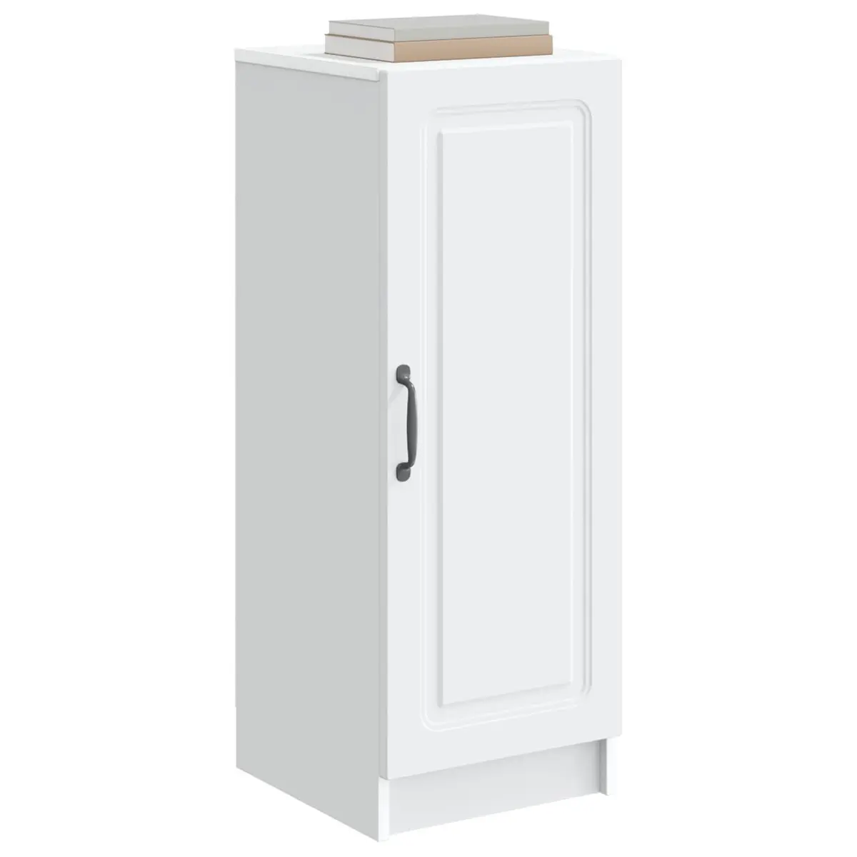 White Sideboard Storage Cabinet for Living Room with Adjustable Shelves and Drawers