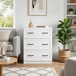Engineered Wood Drawer Cabinet - 66 x 34.5 x 87 cm