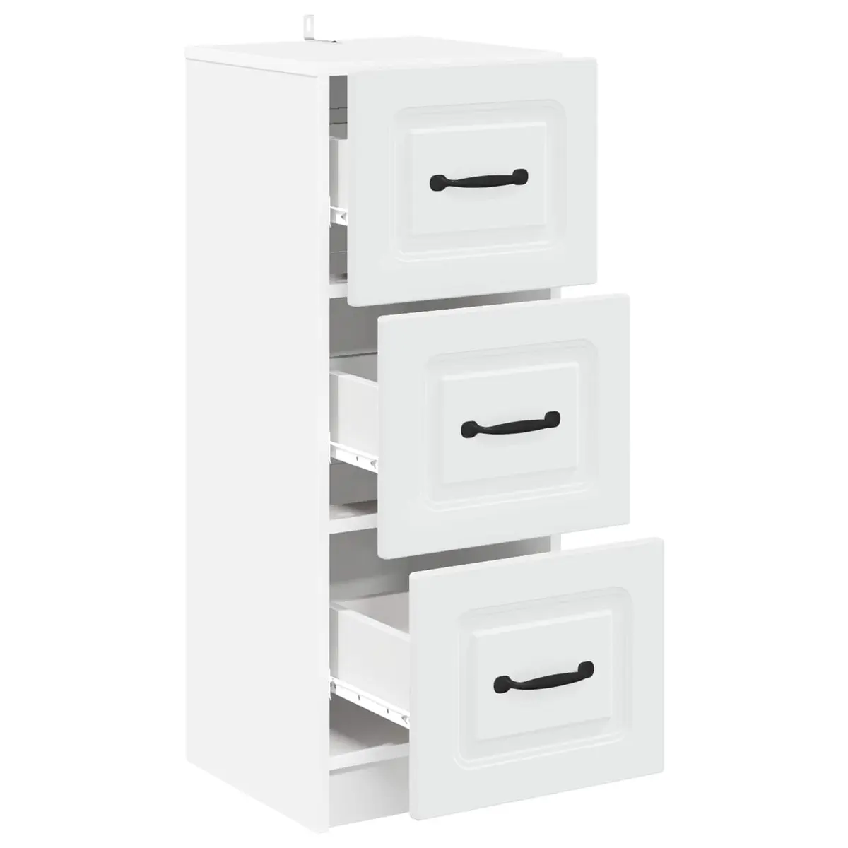 Drawer Cabinet Storage Unit for Bedroom Living Room White