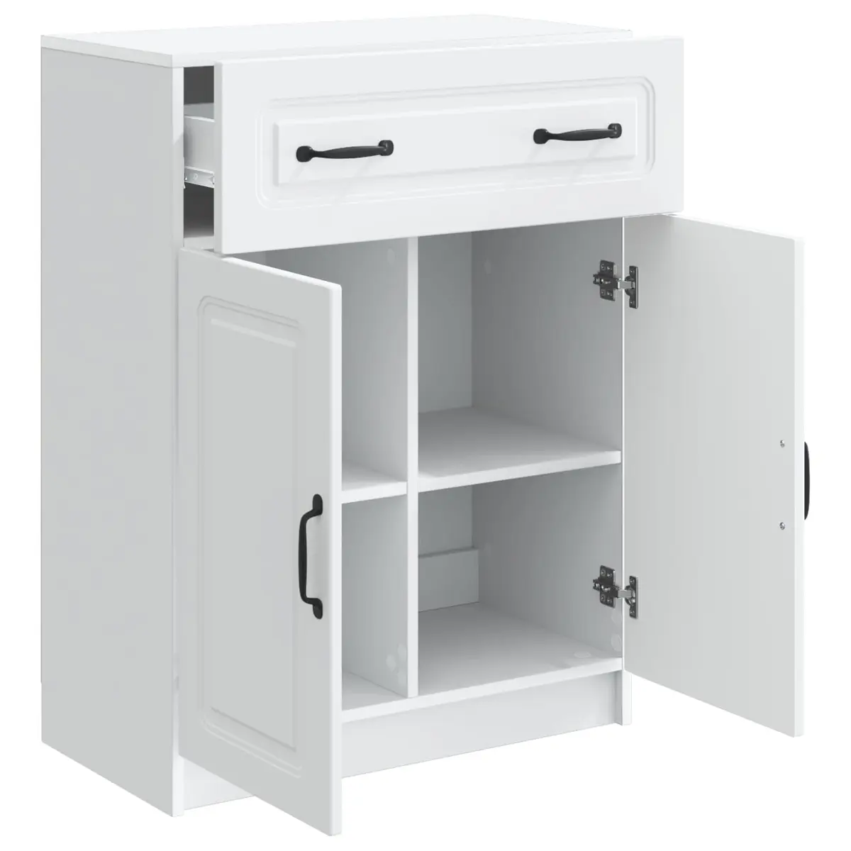 Modern White Sideboard Storage Cabinet Living Room Dining Furniture Engineered