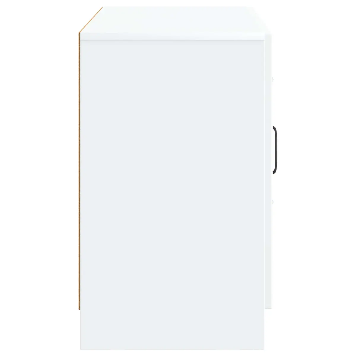 White Sideboard Storage Cabinet Dining Room 89 x 34.5 x 57 cm