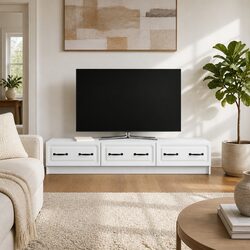 Specifications of the White TV Cabinet with Drawer