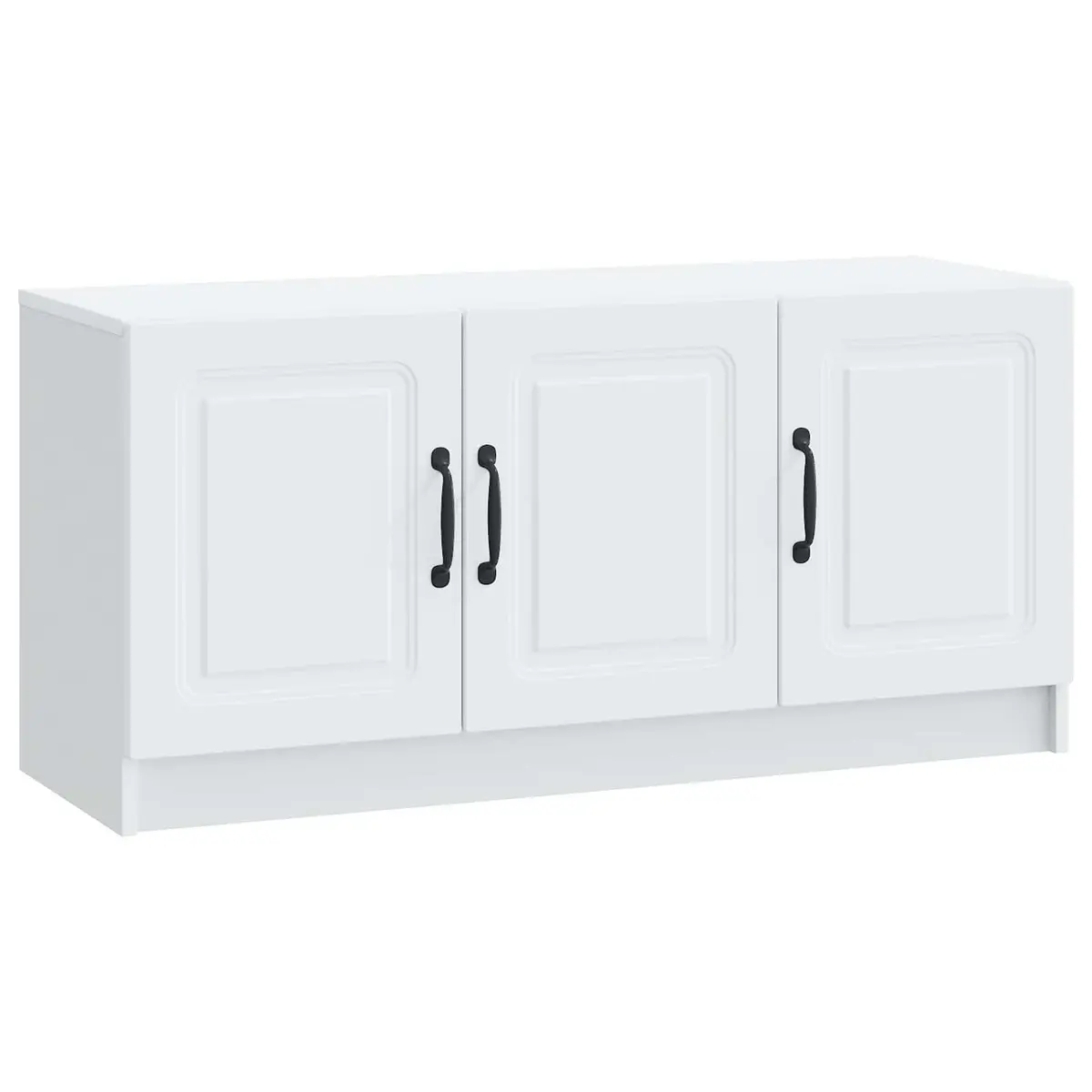 White TV Cabinet Living Room Storage Unit 99x34.5x47cm