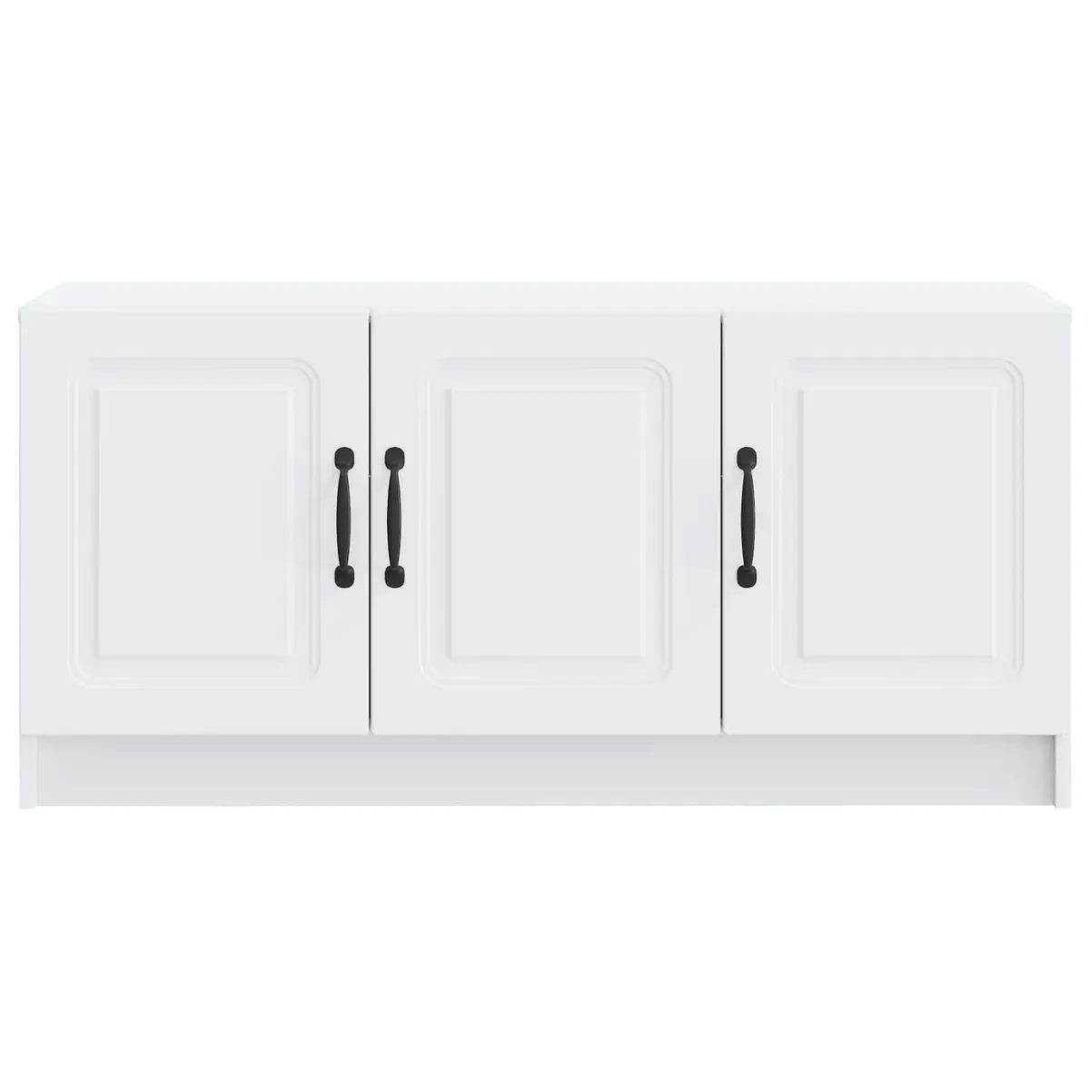 White TV Cabinet Living Room Storage Unit 99x34.5x47cm