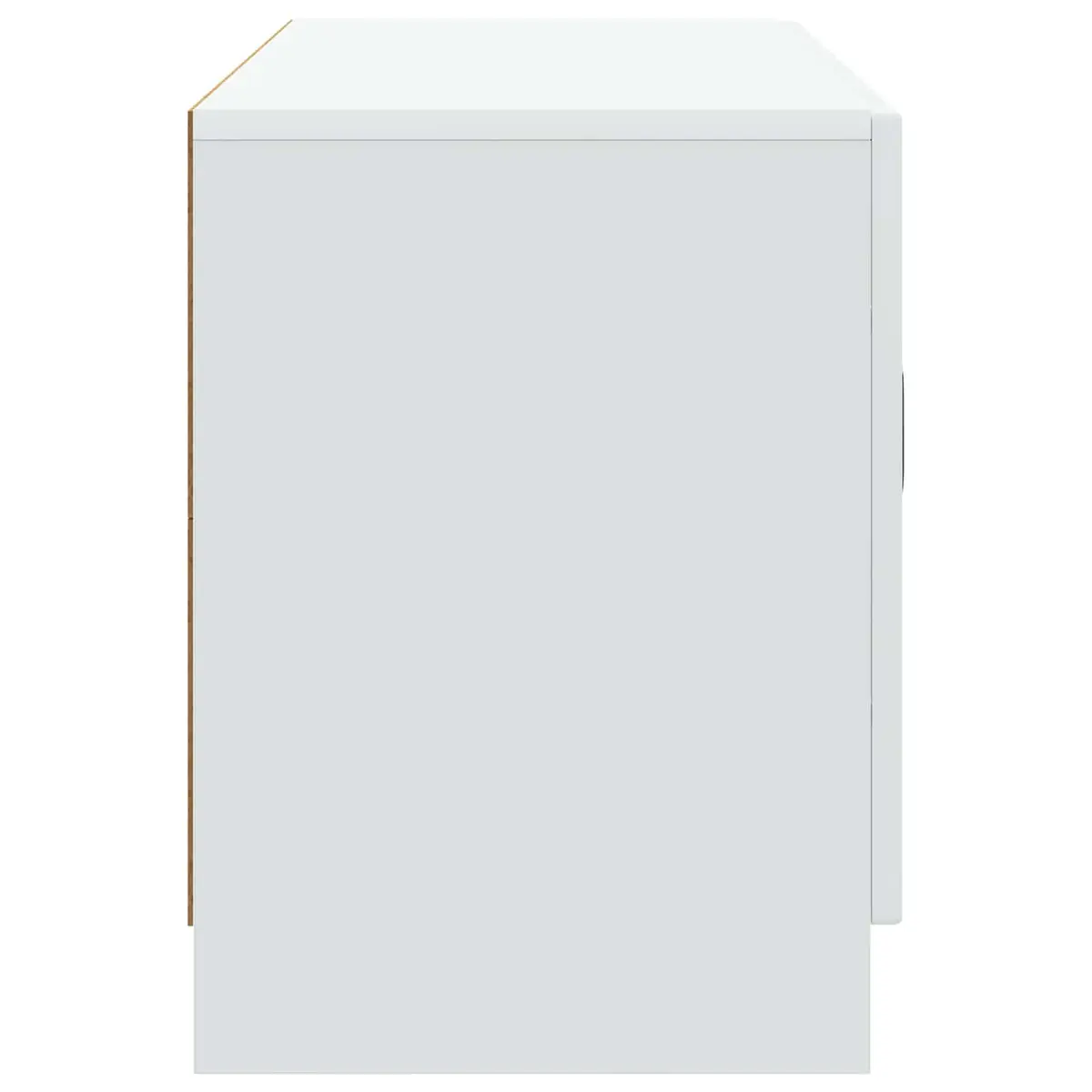 White TV Cabinet Living Room Storage Unit 99x34.5x47cm