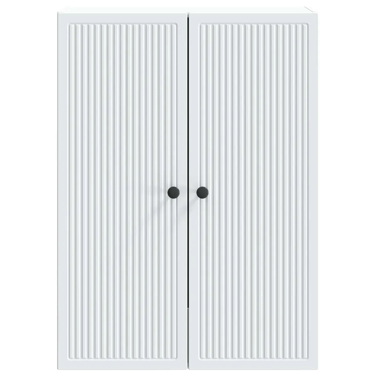 Wall-Mounted Storage Cabinet Living Room Vintage White Engineered Wood 66 x 34.5 x 90 cm