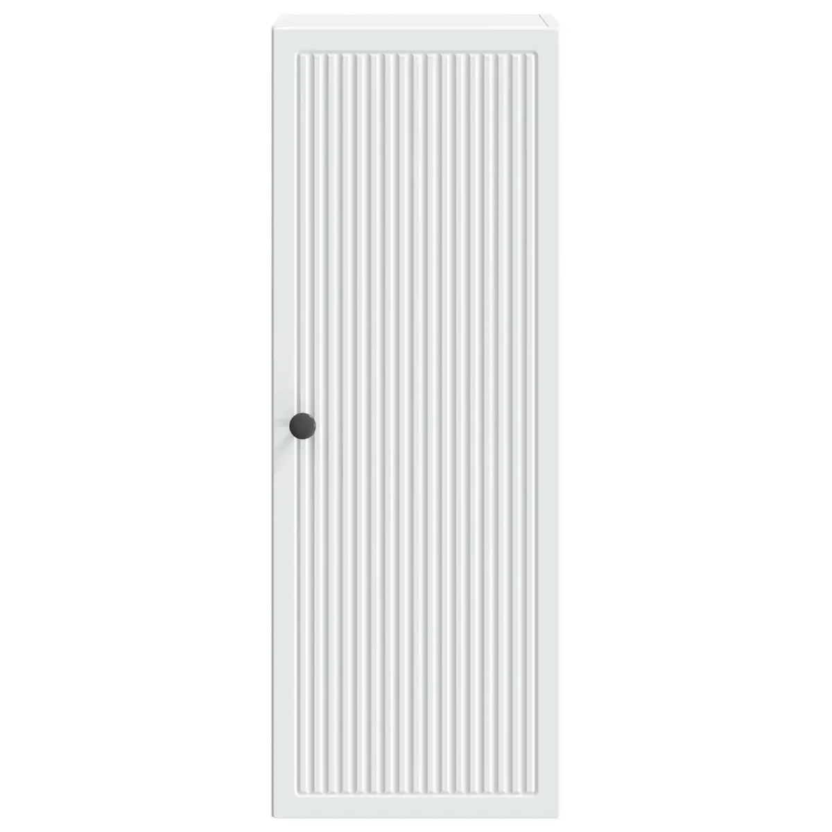 Wall-Mounted Storage Cabinet Living Room White Engineered Wood 33 x 34.5 x 90 cm