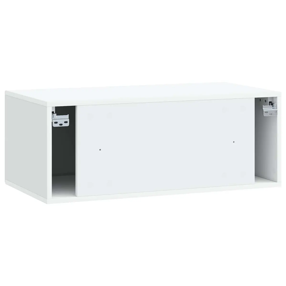 Wall-Mounted TV Cabinet for Living Room White Engineered Wood 78.5cm