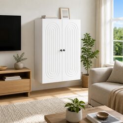 Wall-Mounted Storage Cabinet Dimensions 66x34.5x90cm