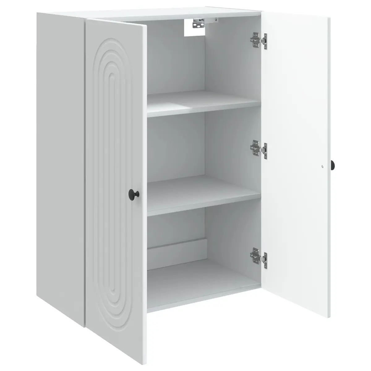 Wall-Mounted Storage Cabinet for Home 66x34.5x90cm Engineered Wood