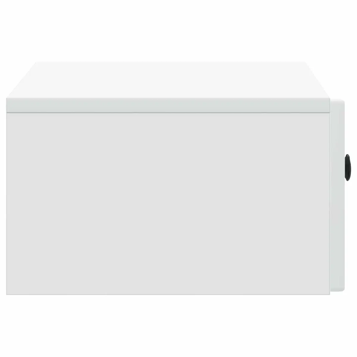 Wall-Mounted Bedside Cabinet White Storage Organizer Bedroom Living Room