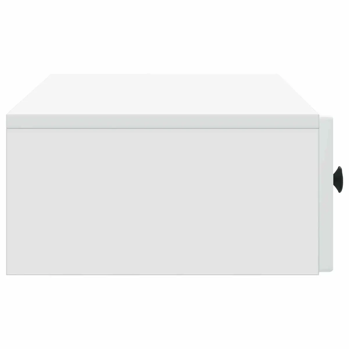 Wall-Mounted Side Table White Storage Cabinet Bedroom Living Room 87.5 x 34.5 x 17 cm