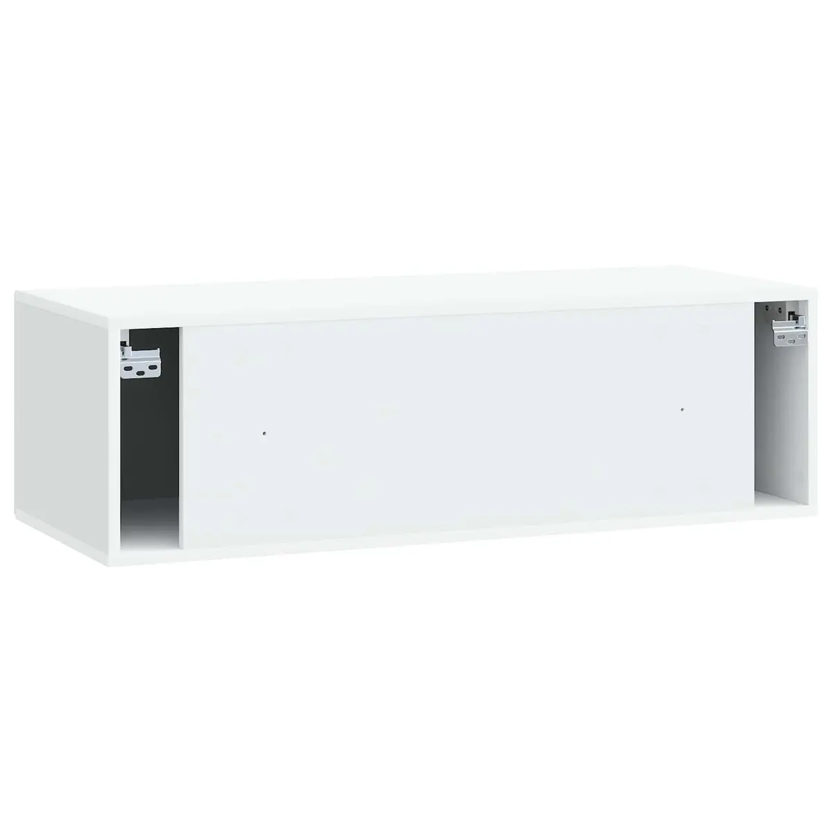 Wall-Mounted TV Cabinet White 99 x 41 x 30 cm Engineered Wood Storage Unit