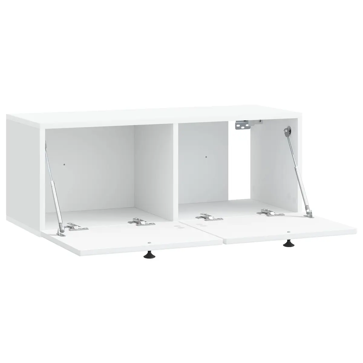 White Wall-Mounted TV Cabinet