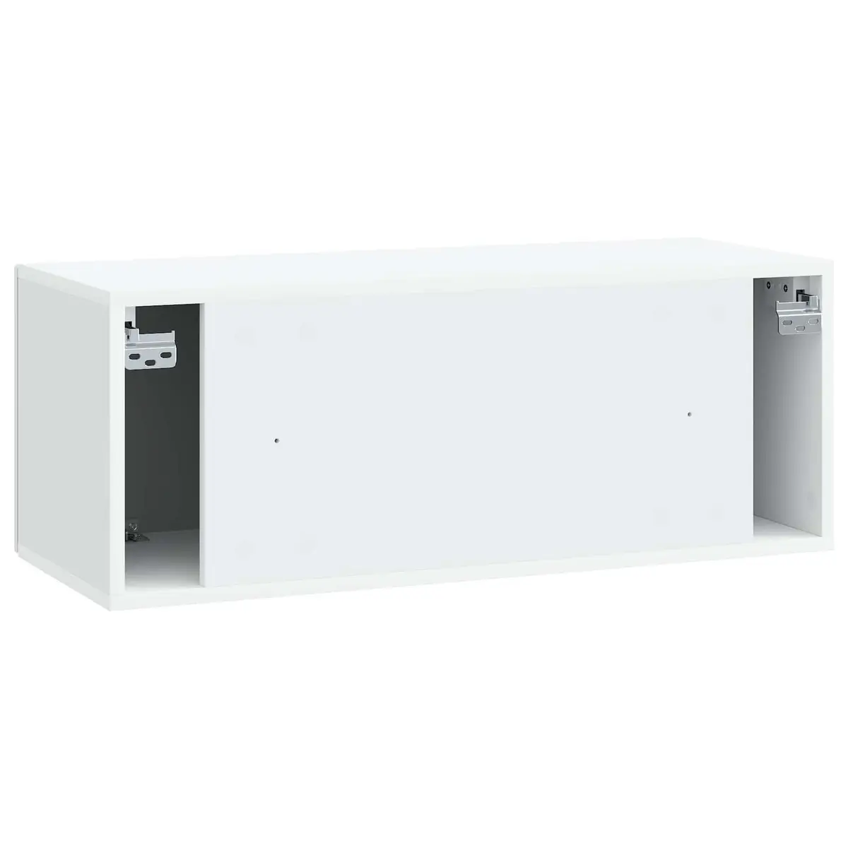 White Wall-Mounted TV Cabinet
