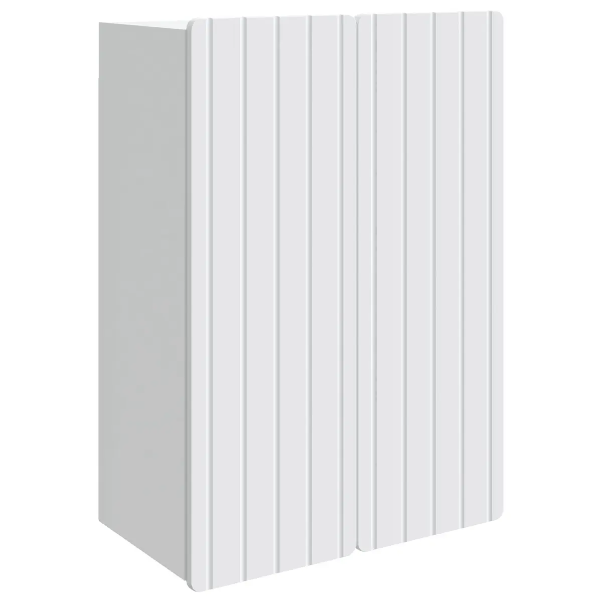 Wall-Mounted Storage Cabinet Living Room White Engineered Wood 66 x 34.5 x 92 cm