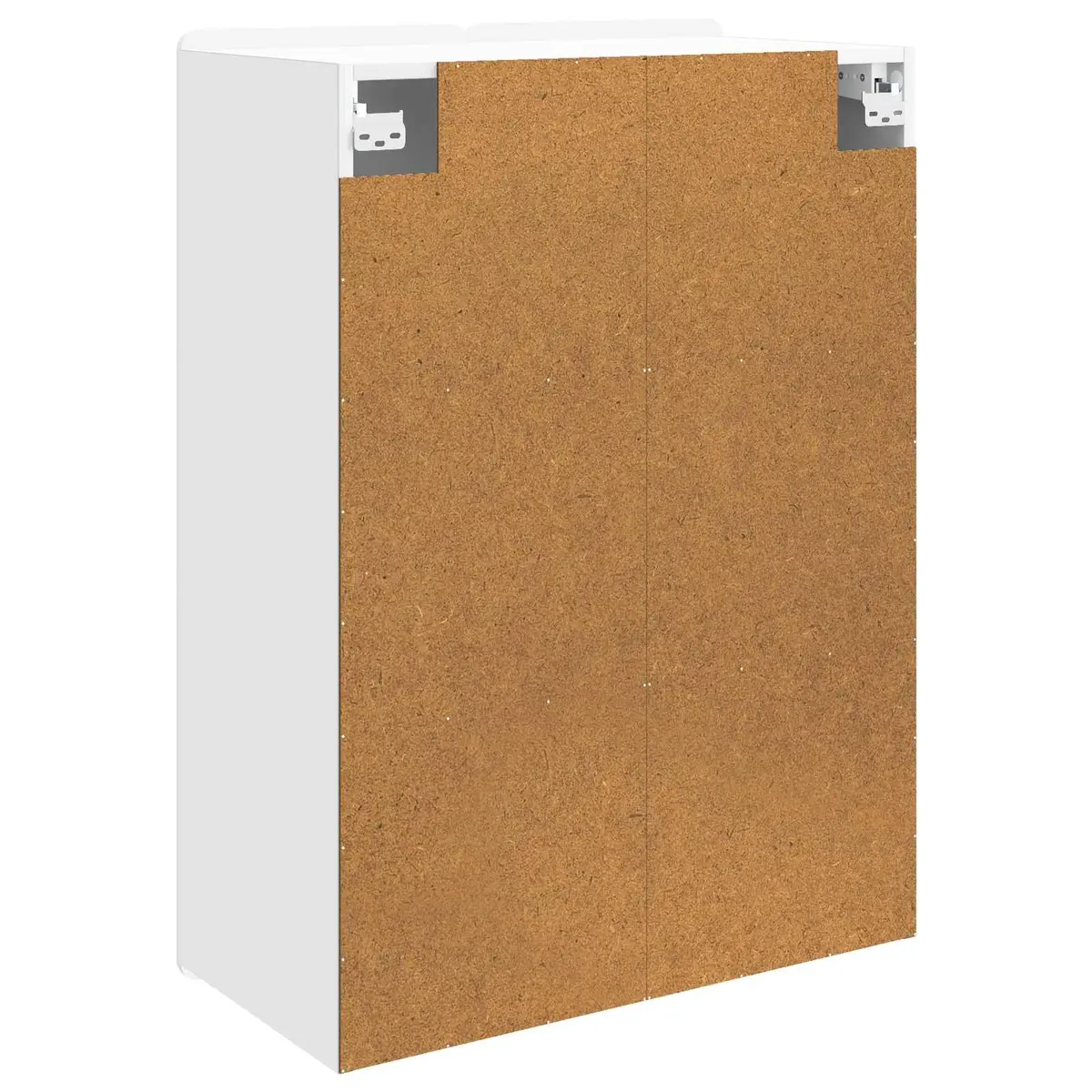 Wall-Mounted Storage Cabinet Living Room White Engineered Wood 66 x 34.5 x 92 cm