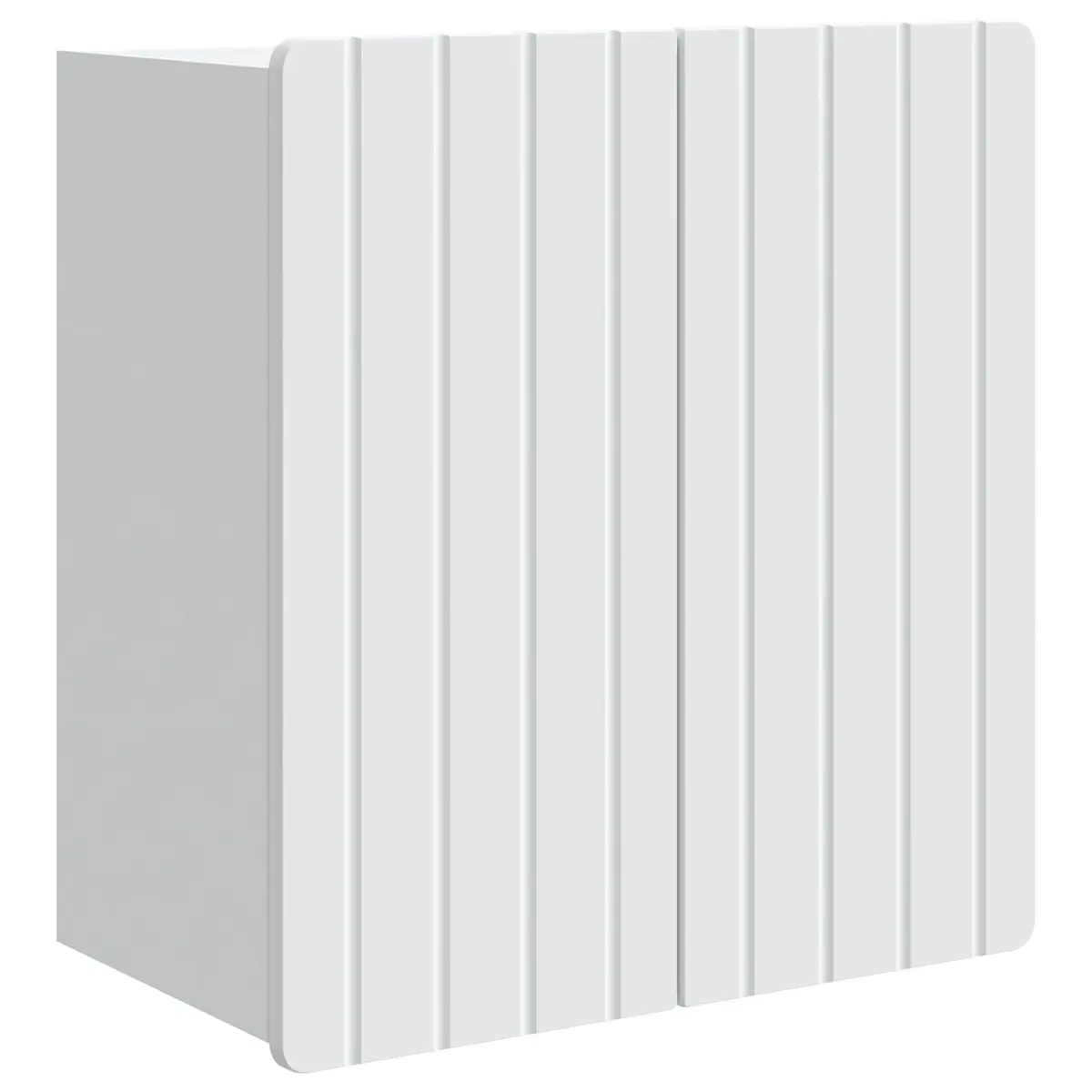Wall-Mounted Storage Cabinet White 59 x 31 x 64 cm Engineered Wood