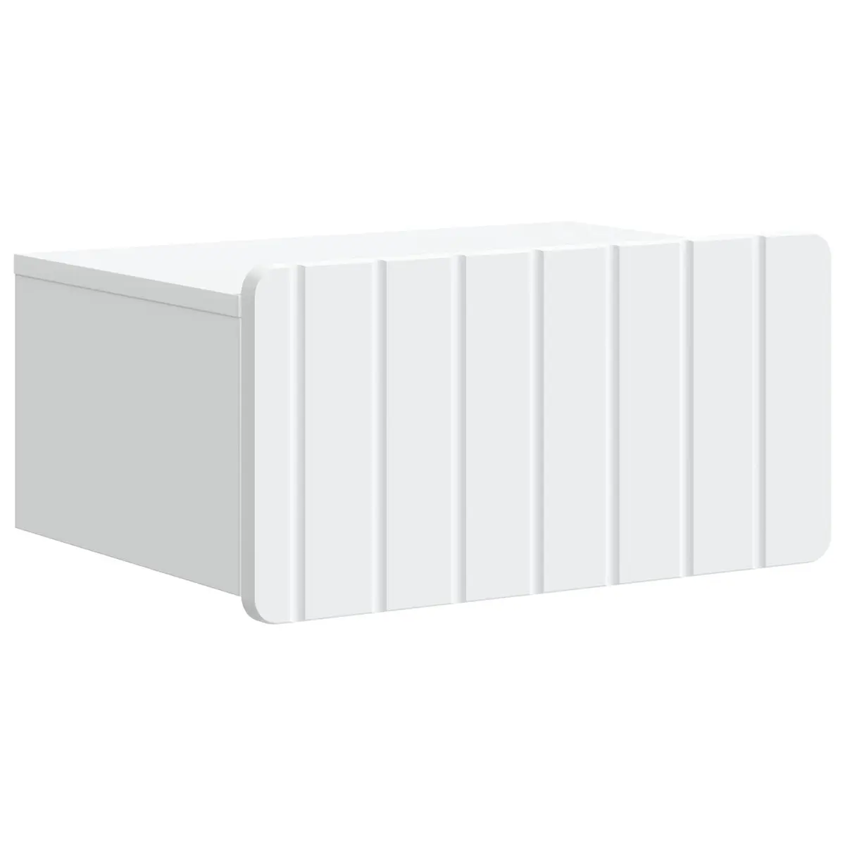 Wall-Mounted Bedside Cabinet with Storage Drawer