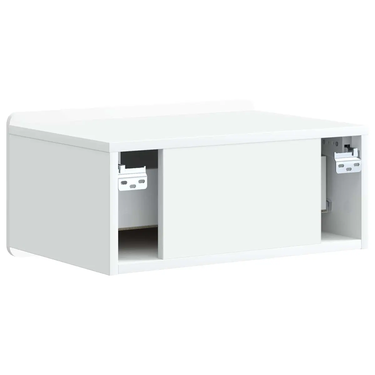 Wall-Mounted Bedside Cabinet with Storage Drawer