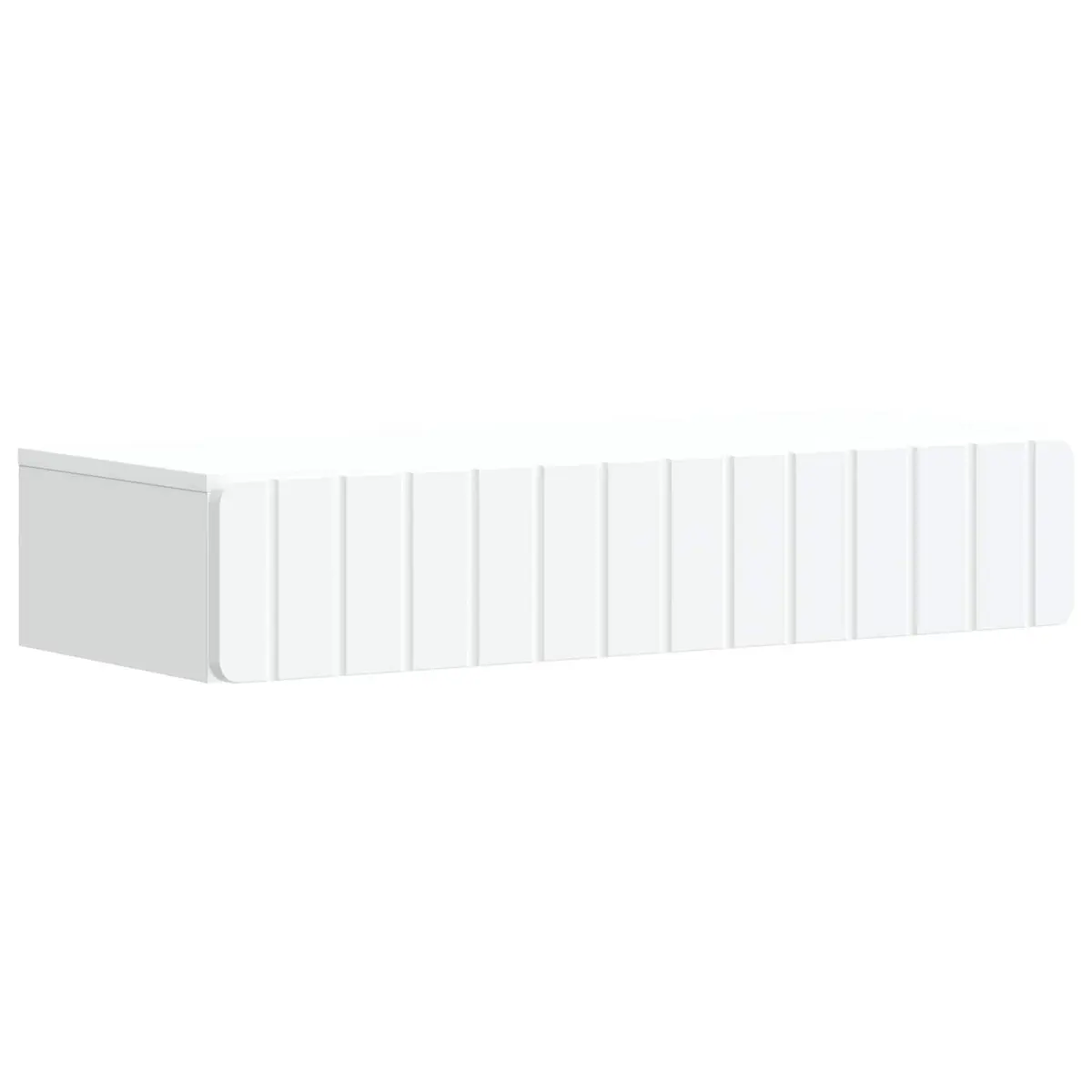 Wall-Mounted Side Table in White