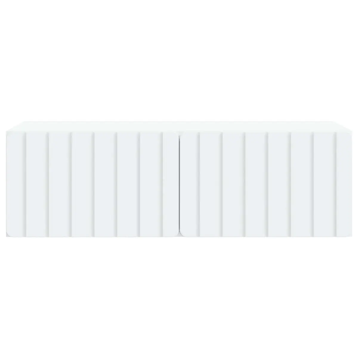Wall-Mounted TV Cabinet Living Room 98x41x30cm White Modern Storage Unit