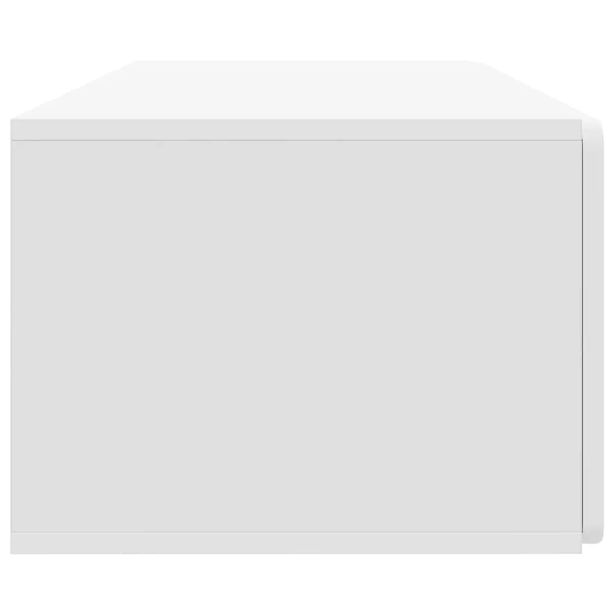 Wall-Mounted TV Cabinet Living Room 98x41x30cm White Modern Storage Unit