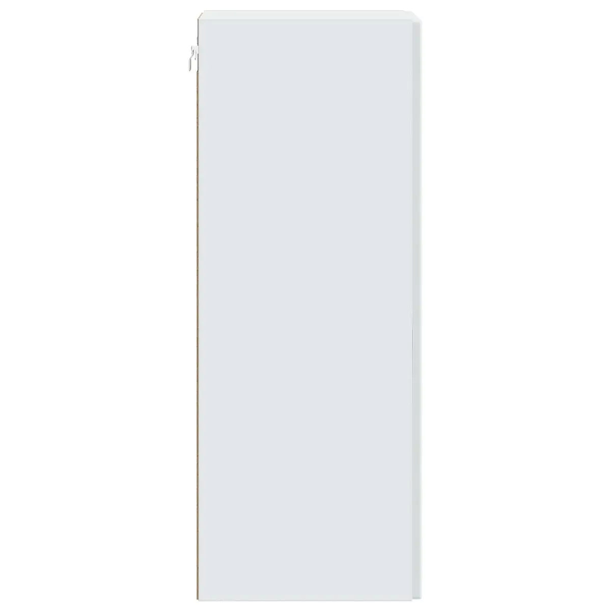 Wall-Mounted Storage Cabinet for Home 66 x 34.5 x 90 cm White Modern Organiser