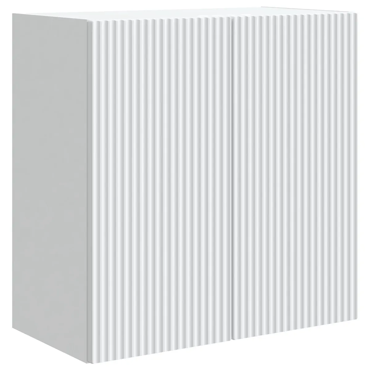59x31x60cm White Engineered Wood Storage Cabinet