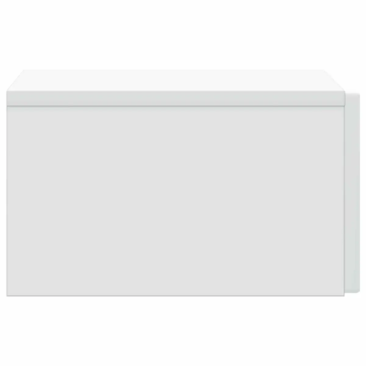 Wall-Mounted Bedside Cabinet Storage Drawer Bedroom Furniture White 33x34.5x20cm