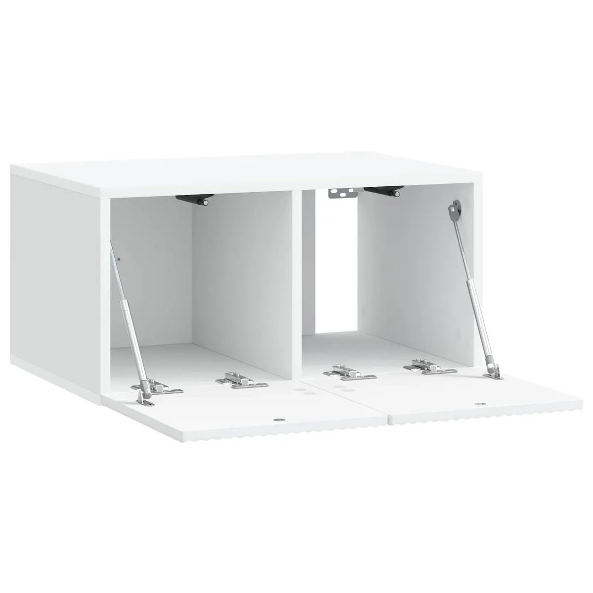 White Wall-Mounted TV Cabinet Unit
