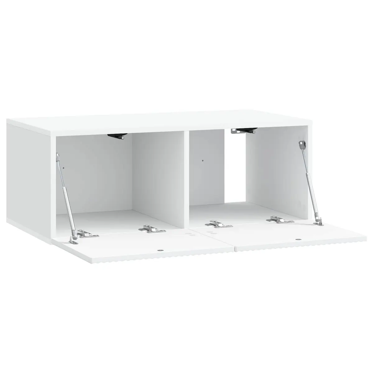 78.5cm Wall-Mounted TV Cabinet in White for Electronics