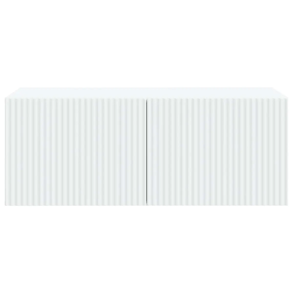 78.5cm Wall-Mounted TV Cabinet in White for Electronics