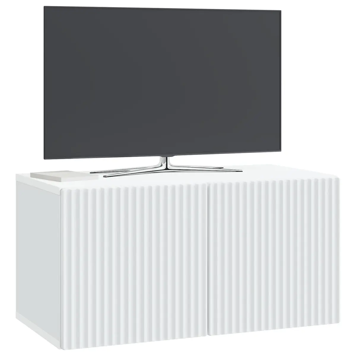 Wall-Mounted TV Cabinet for Living Room Bedroom 59.5 x 31 x 30 cm Modern Storage Unit