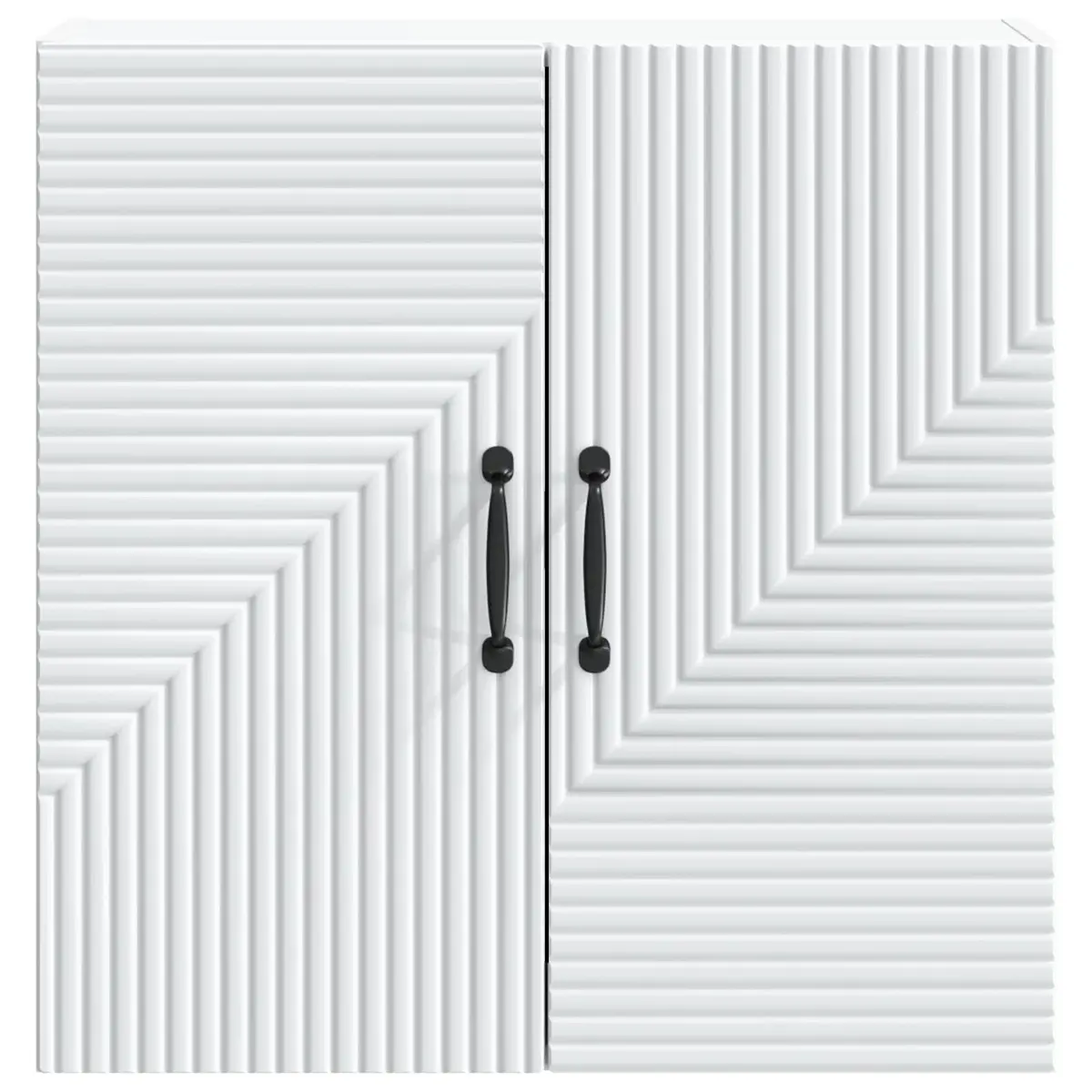 Wall-Mounted Storage Cabinet in White