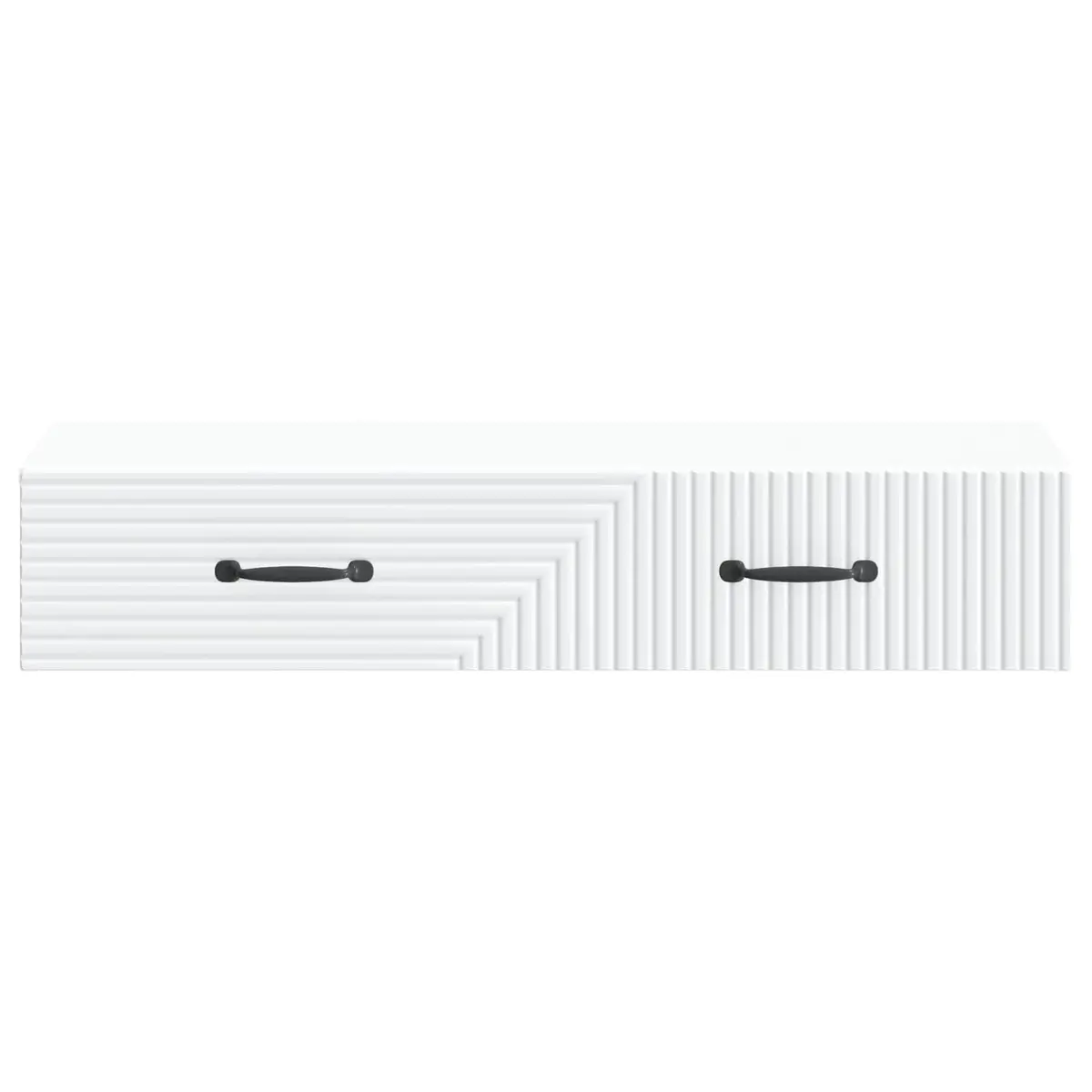 White Wall-Mounted Side Table 87.5cm