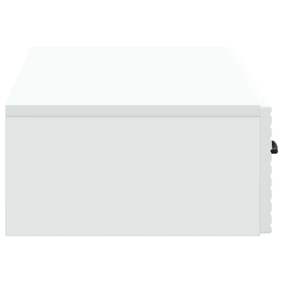White Wall-Mounted Side Table 87.5cm