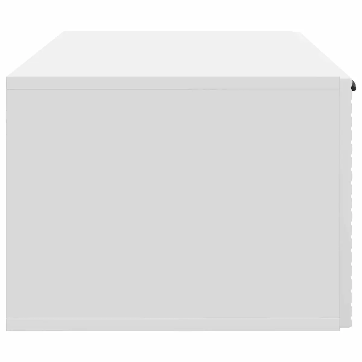 Wall-Mounted TV Cabinet White Modern Living Room 59.5 x 41 x 30cm