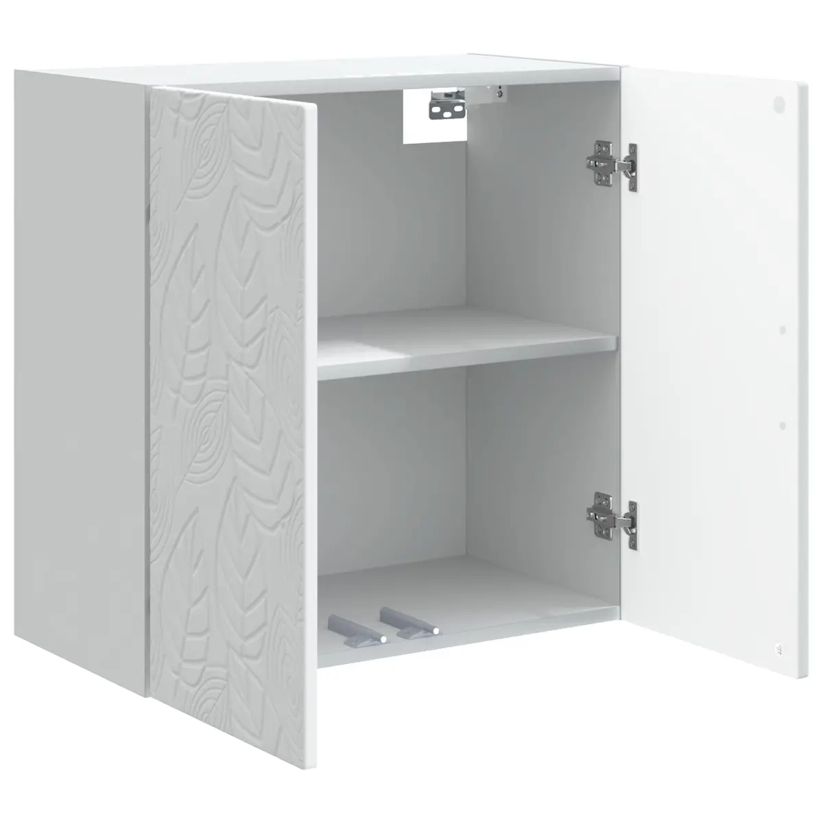 White Wall-Mounted Cabinet 59x31x60cm