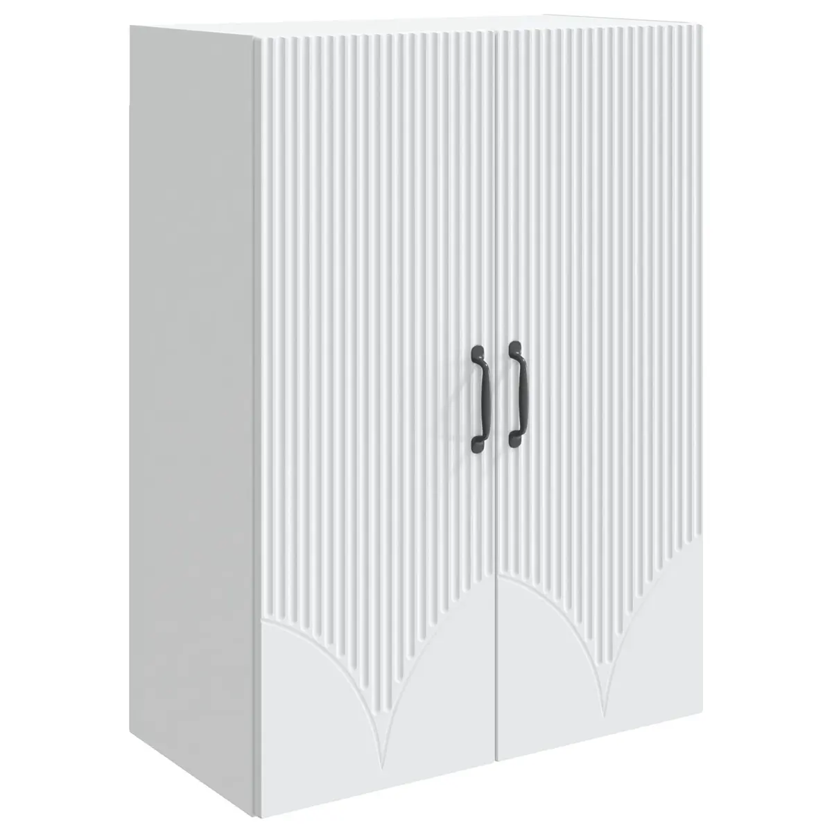 Wall-Mounted Storage Cabinet Living Room Bedroom Hallway 66 x 34.5 x 90 cm Engineered Wood White