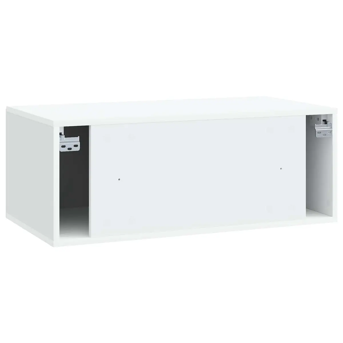 Wall-Mounted TV Cabinet White Modern Storage Unit Living Room 78.5 x 41 x 30 cm