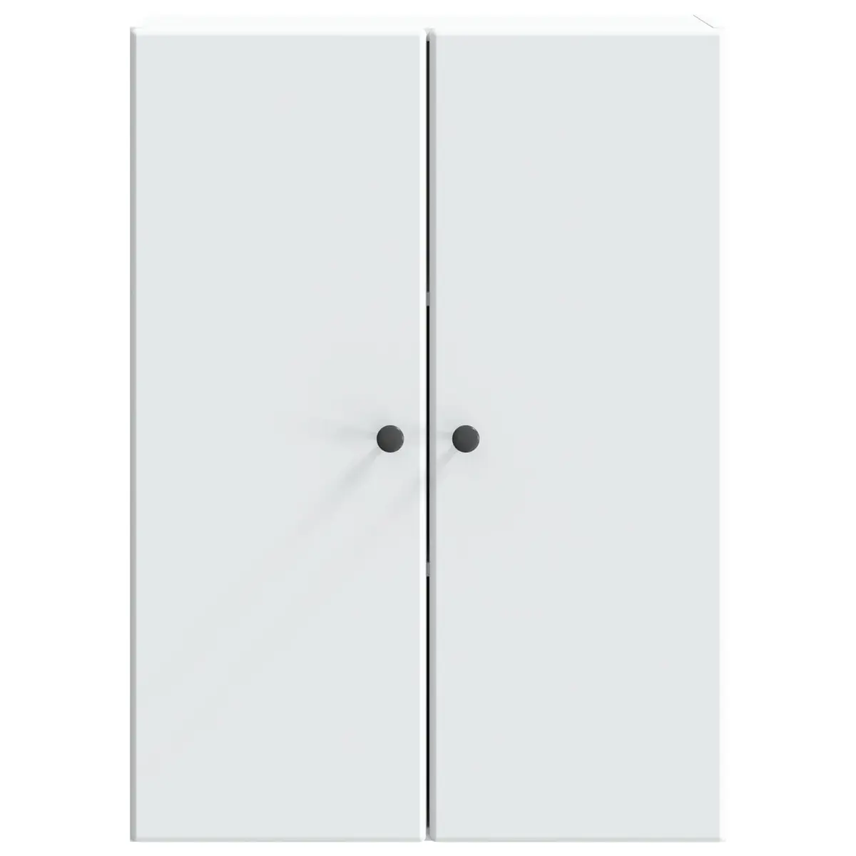 Wall-Mounted Storage Cabinet for Living Room Bedroom Garage White Engineered Wood 66 x 34.5 x 90 cm