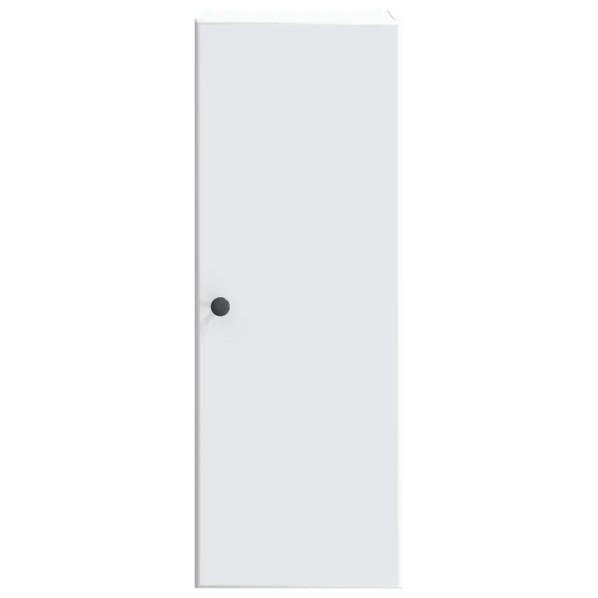 Wall-Mounted Storage Cabinet for Living Room Bedroom Garage 33x34.5x90cm Engineered Wood Shelves Swing Door
